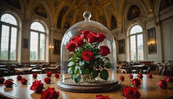 Roses éternelles sous cloche : beauté et diversité à découvrir