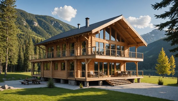 Idées innovantes pour un chalet bois avec toit plat habitable