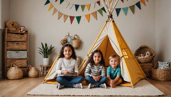 Découvrez les tipis pour enfants : 10 idées de jeux créatifs